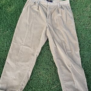 Vintage Tommy Hilfiger Crest Tan Brown Khaki Cordu